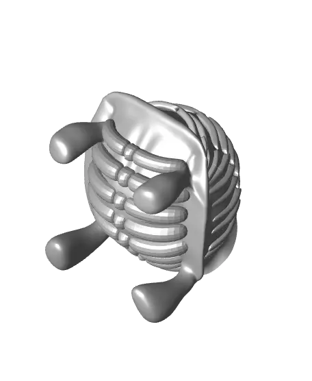 Halloween Skeleton Turtle - A Spooky and Fun Toy — modelo 3D