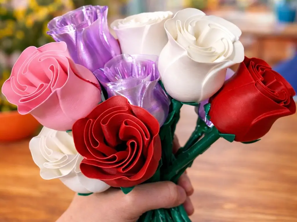Beautiful Rose w Stem - International Woman’s Day — modelo 3D