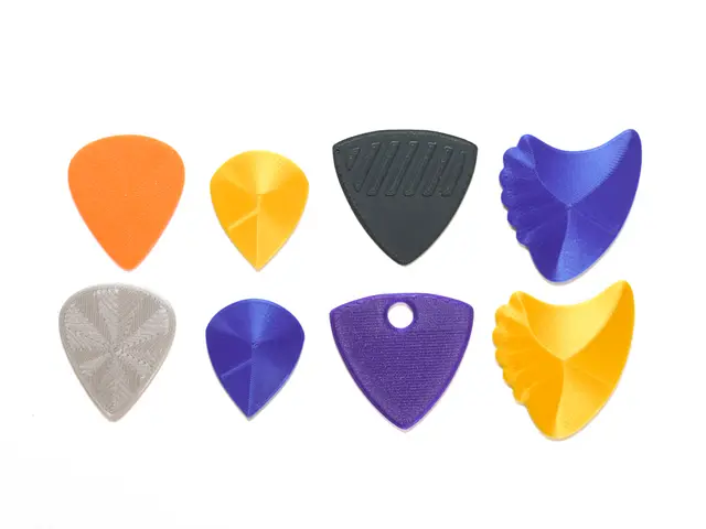 Guitar pick collection — modelo 3D