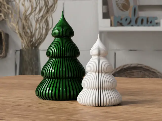 Christmas Tree (vasemode + tealight compatibe) — modelo 3D