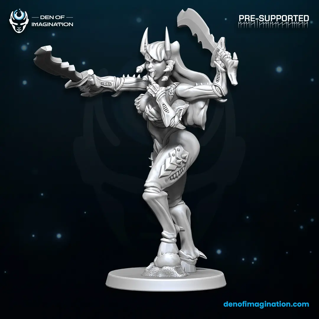 Pin-up Hive Lady — modelo 3D