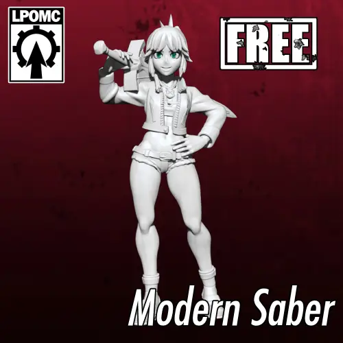 Modern Saber (Free)(Pre supported) — modelo 3D