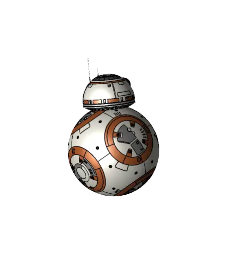 BB8 Droid Star Wars — modelo 3D