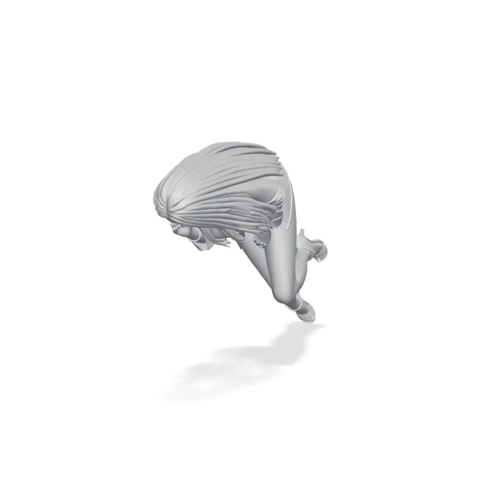 Sitting Woman Phone Call — modelo 3D