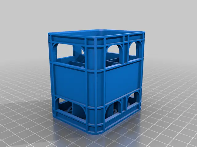 Beer Crate battery holder AA/AAA/9V/18650 Stackable — modelo 3D