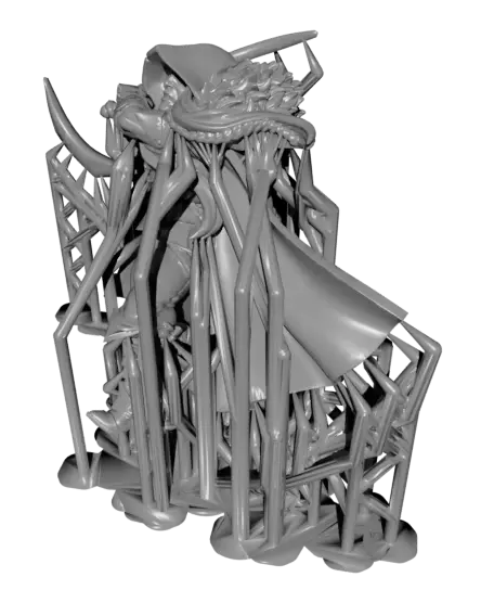 Drow Male Ranger Swords - With Free Dragon - 5e DnD Inspired for RPG and Wargamers — modelo 3D