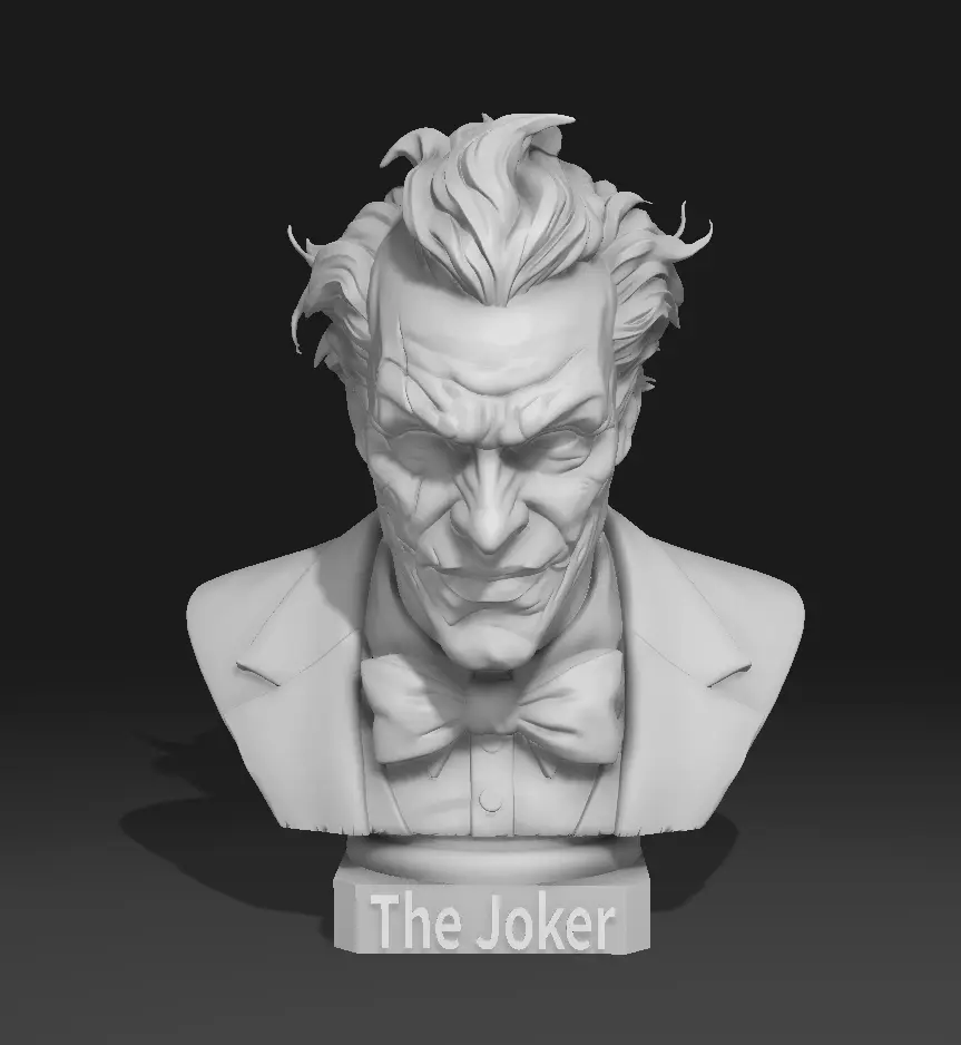 Dark Knight Joker Bust — modelo 3D