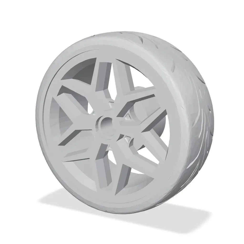 RC Transmitter Steering Wheel – 48 mm — modelo 3D