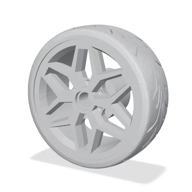 RC Transmitter Steering Wheel – 48 mm — modelo 3D