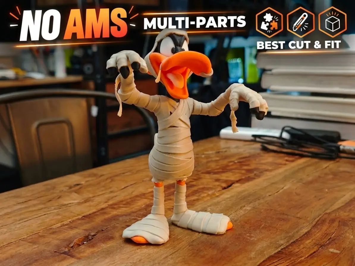 MUMMY DAFFY DUCK – THE CURSE OF THE QUACK! — modelo 3D