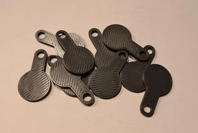 Shopping Cart Coin Key — modelo 3D