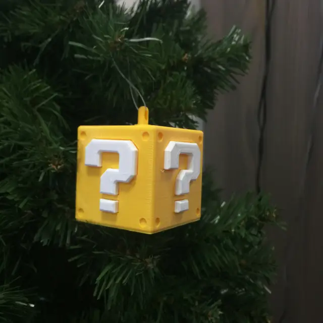 Cube Super Mario - Christmas — modelo 3D