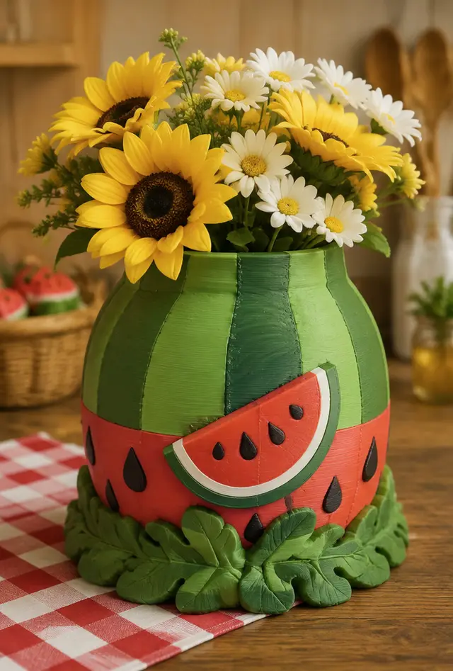 Watermelon Vase — modelo 3D