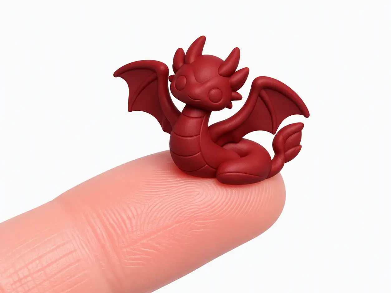 Super Minimal Chubby Animals - #18 Amphiptere — modelo 3D
