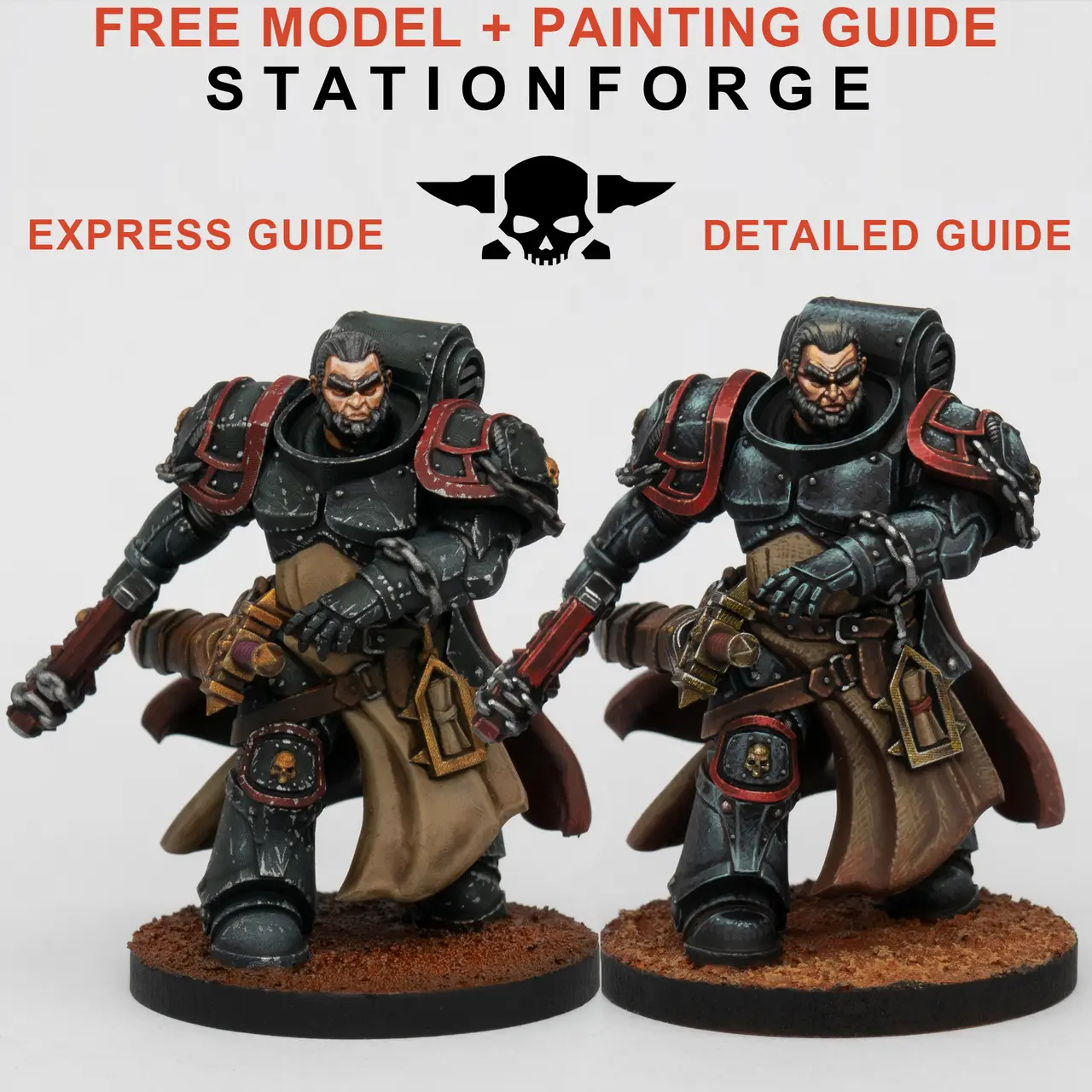 Socratis Crusader Painting Guide + Model — modelo 3D