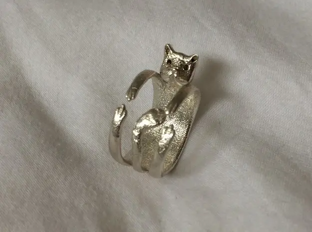 Cute Cat Ring — modelo 3D