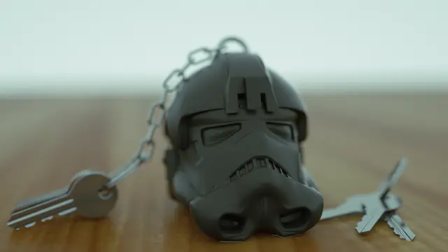 Star Wars - Pilot Keychain — modelo 3D