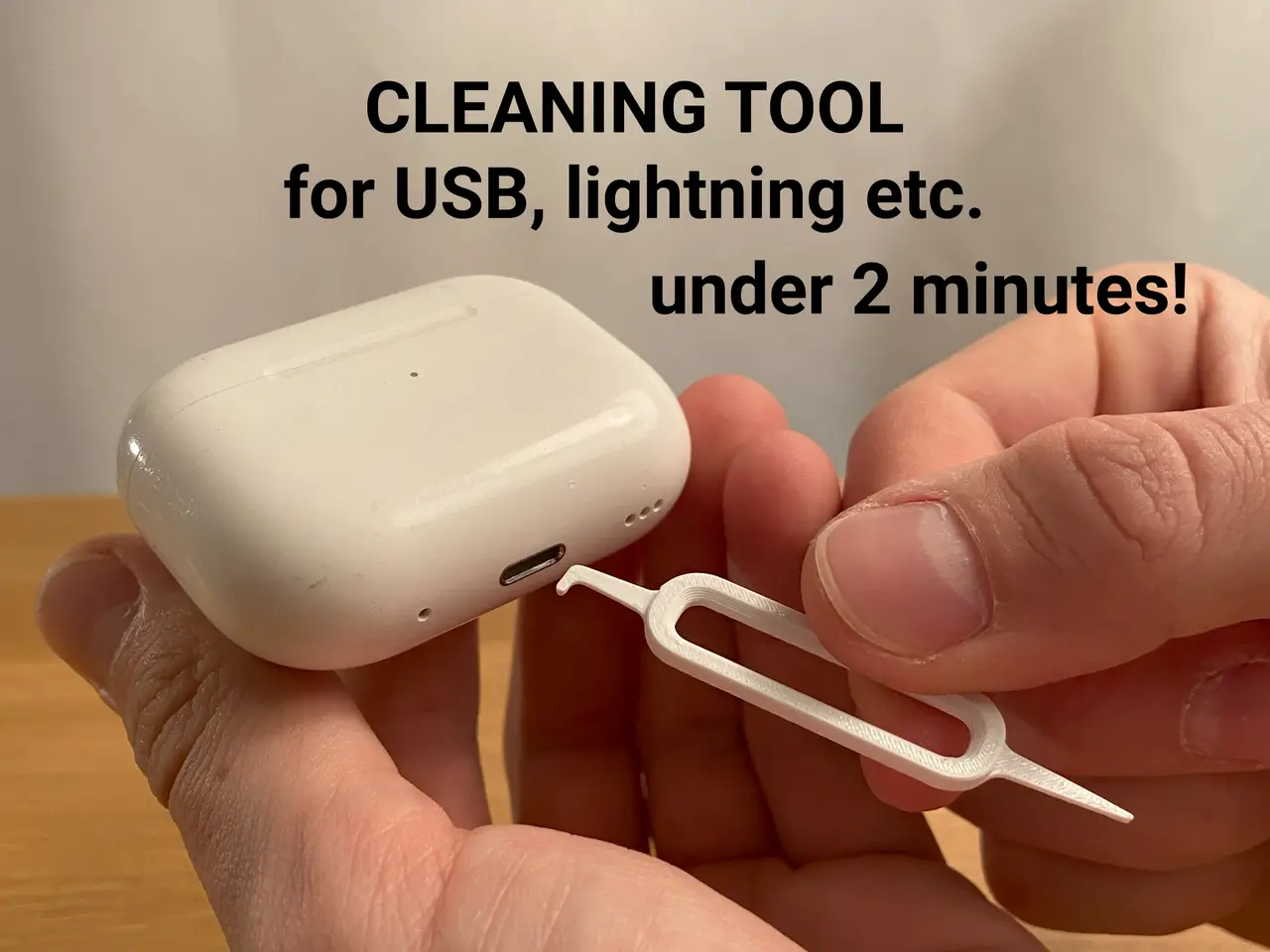Charger Port Cleaning Tool — modelo 3D