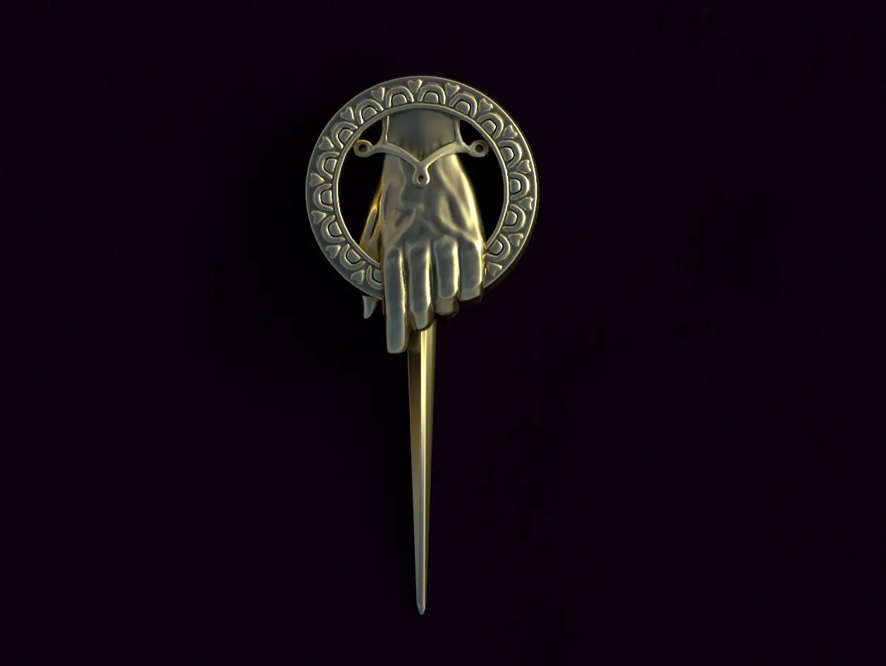 Hand of the King pin — modelo 3D
