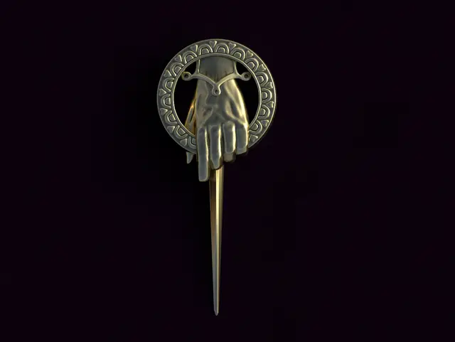 Hand of the King pin — modelo 3D