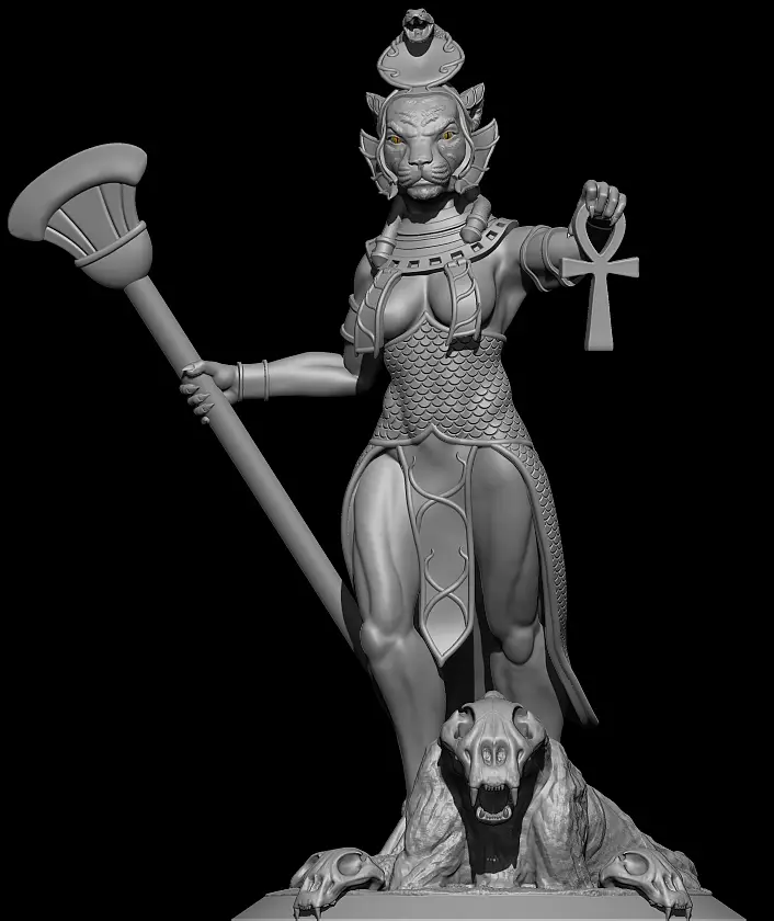 Sekhmet and her chosen — modelo 3D