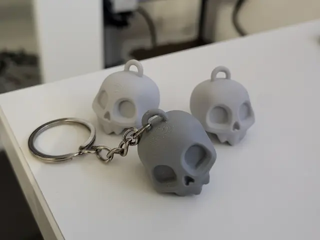Cute Skull keychain — modelo 3D