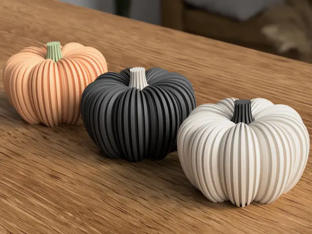 Halloween Pumpkin (tealight compatible) — modelo 3D