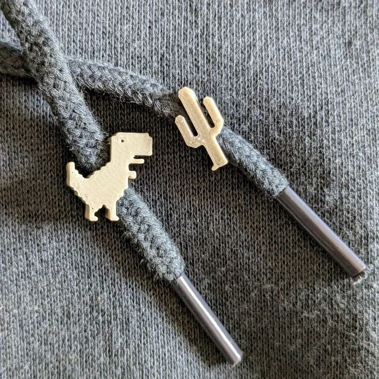 Chrome dino t-rex Beads — modelo 3D