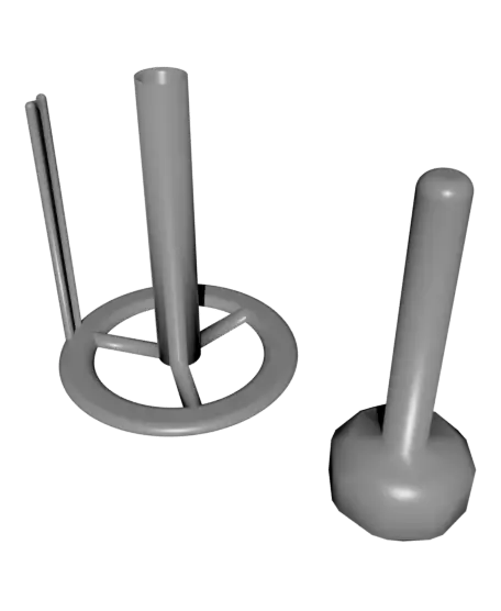 Paper towel holder V1 — modelo 3D