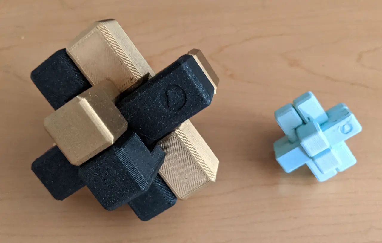 Burr Puzzle (parametric) — modelo 3D