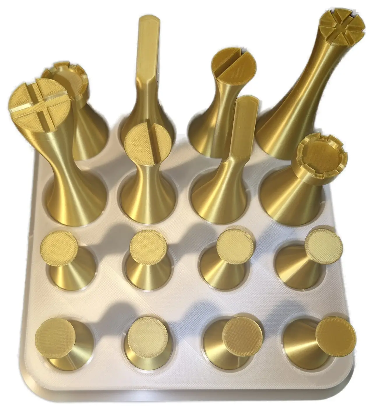 Plinth Tray for the Minimalist Contemporary Chess Set (30 mm & 50 mm) — remix — modelo 3D