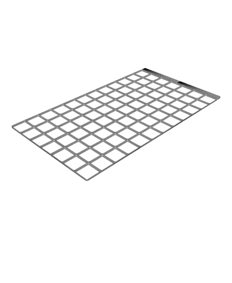 Gridfinity IKEA ALEX Drawer Split 7x12 Frame for 220x220 Buildplates — modelo 3D