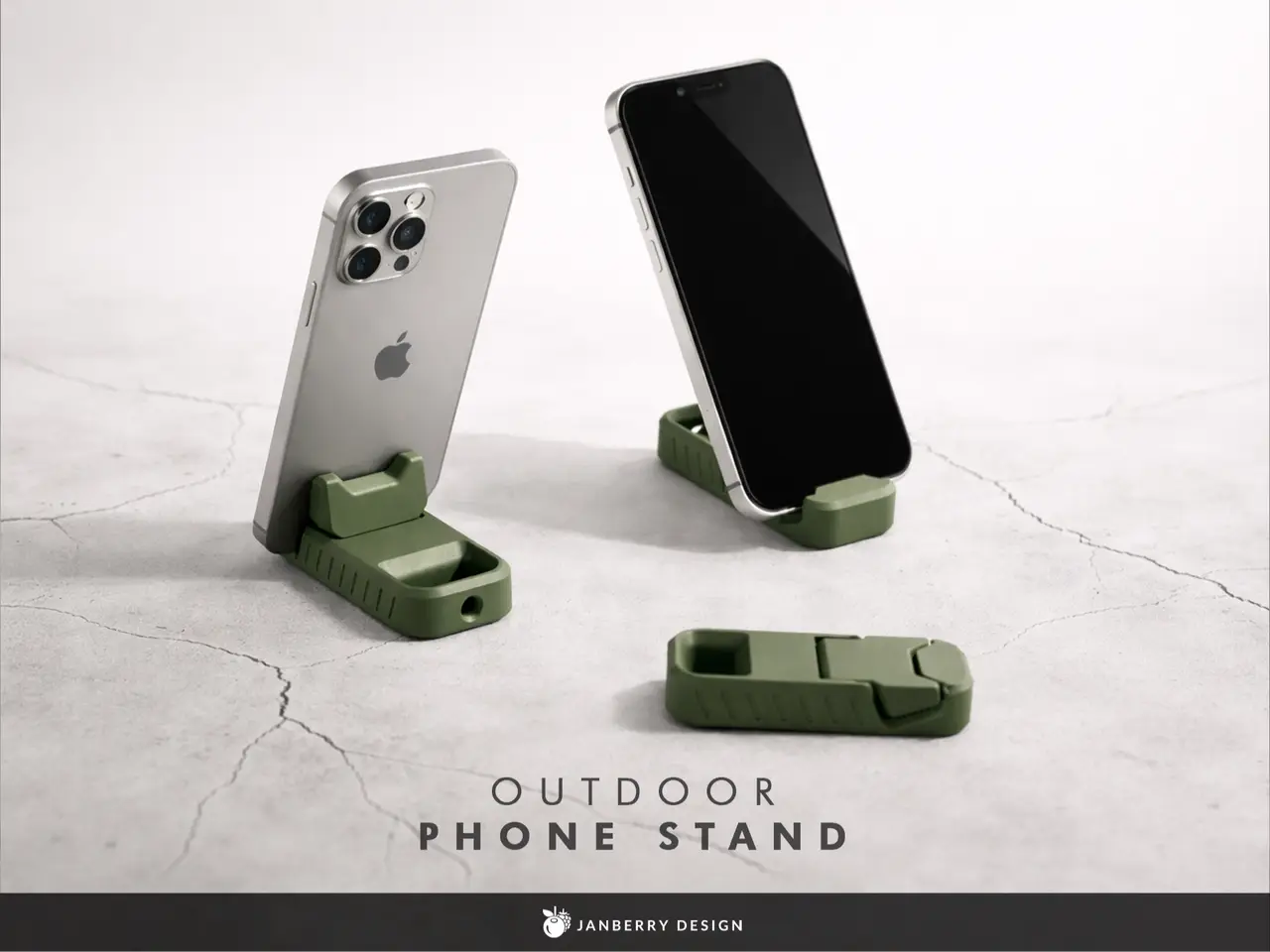 Outdoor Phone Stand - Compact and Durable — modelo 3D