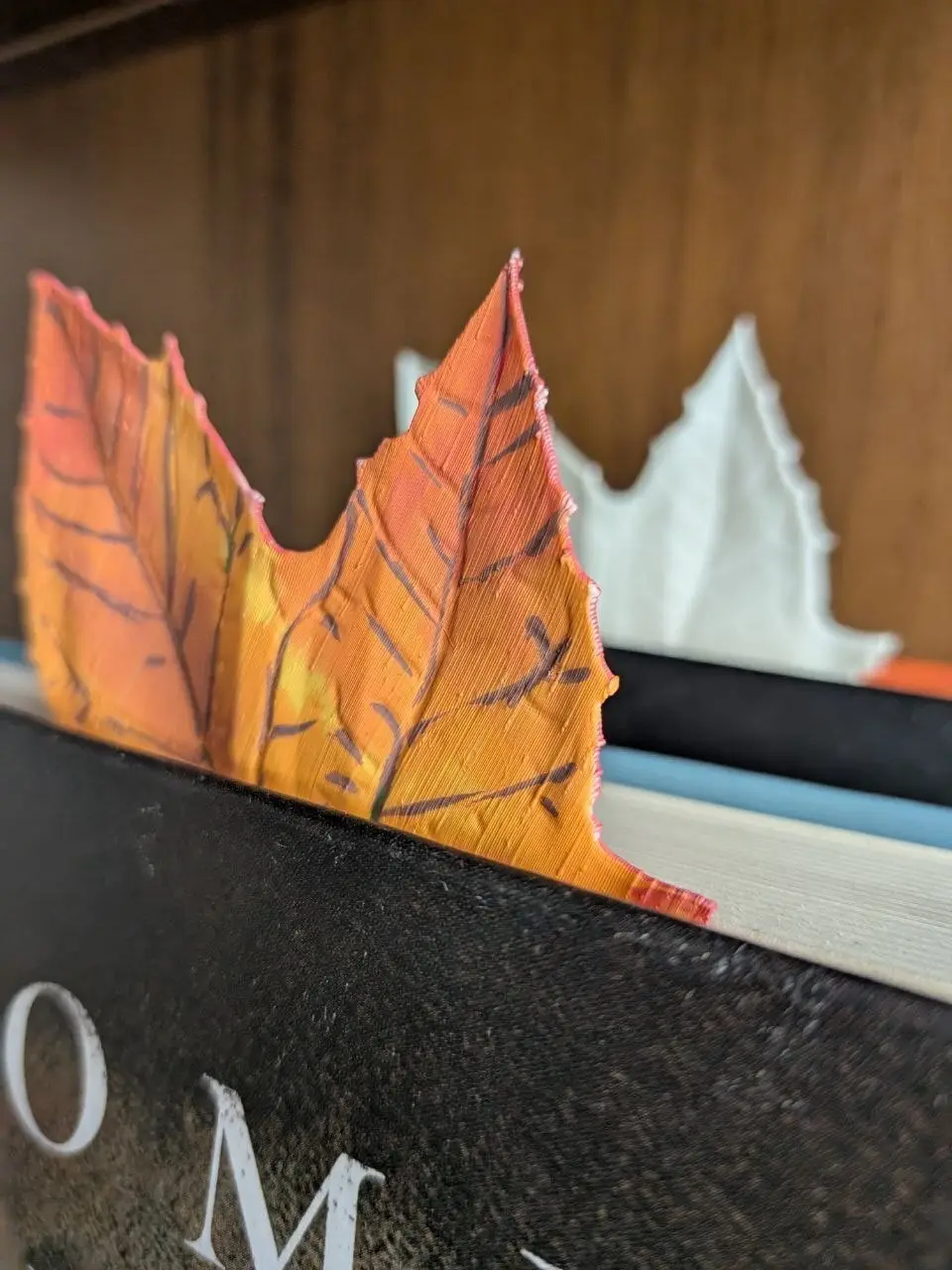 Autumn Maple Leaf Bookmark — modelo 3D