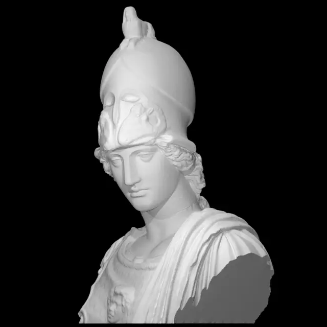 Bust of The Athena Pallas Giustiniani — modelo 3D