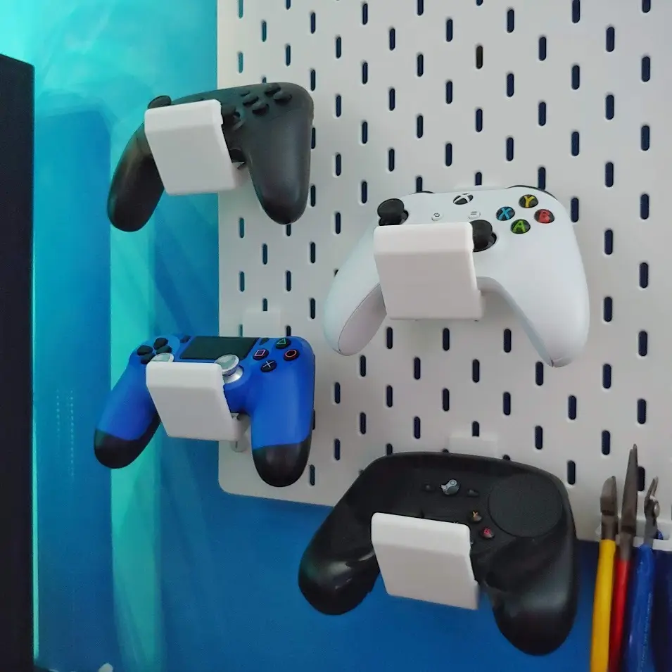 Universal Controller Holder for Skadis (SKÅDIS) Pegboard — modelo 3D