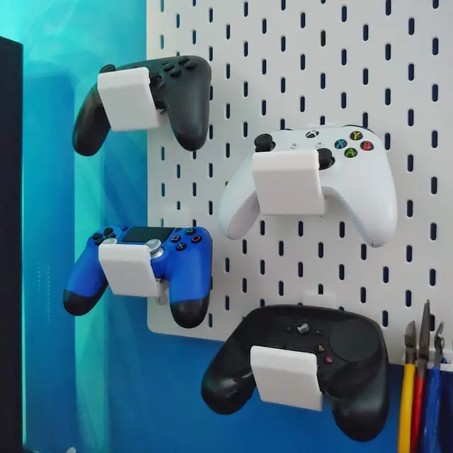Universal Controller Holder for Skadis (SKÅDIS) Pegboard — modelo 3D