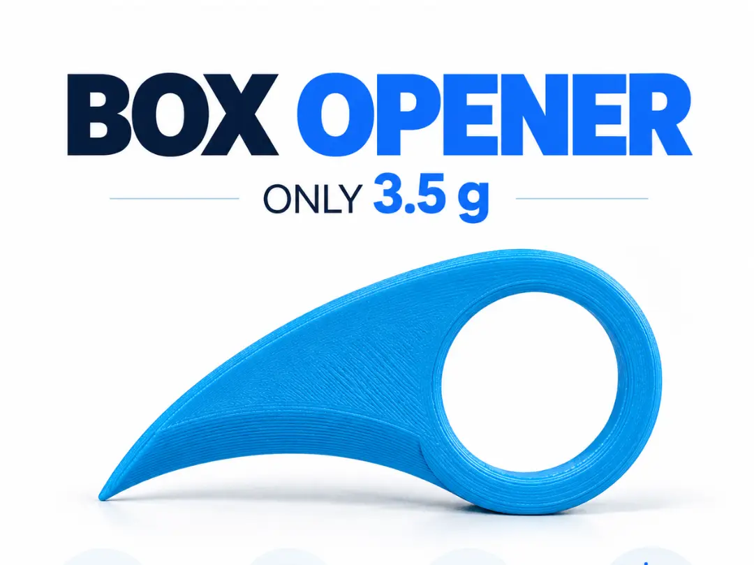Apri Scatole Ultra Light – Solo 3,5 g — modelo 3D