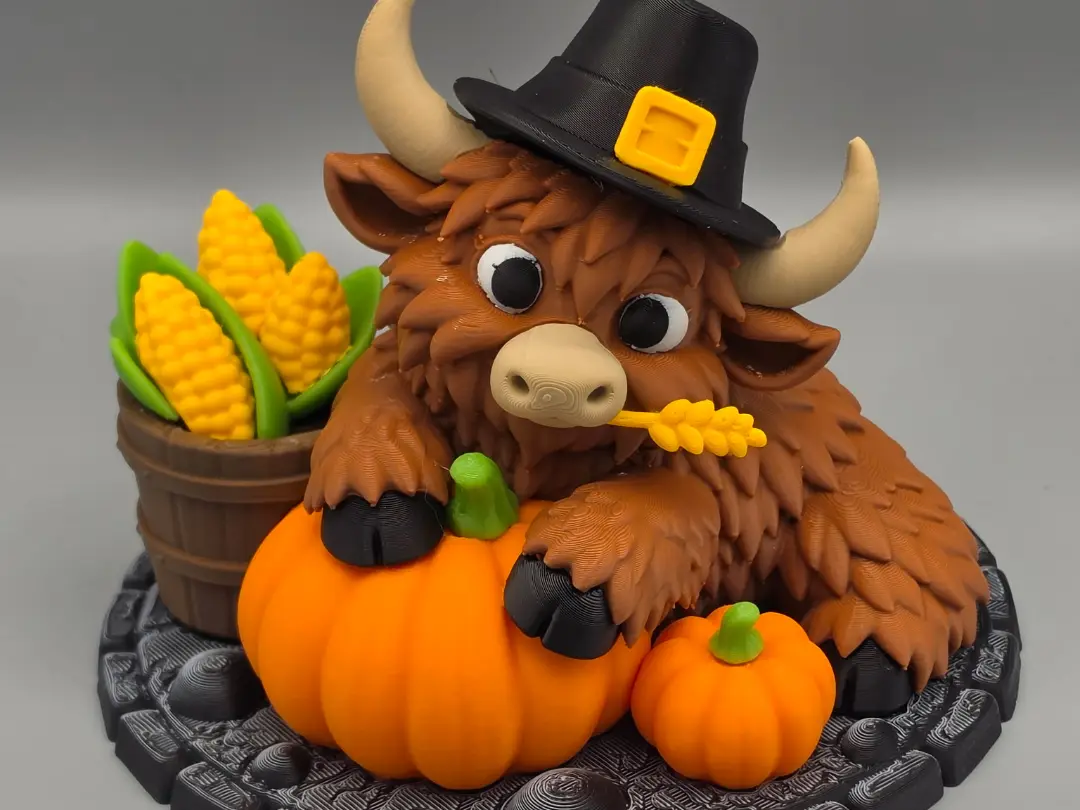 Butterball the Highland Cow! — modelo 3D