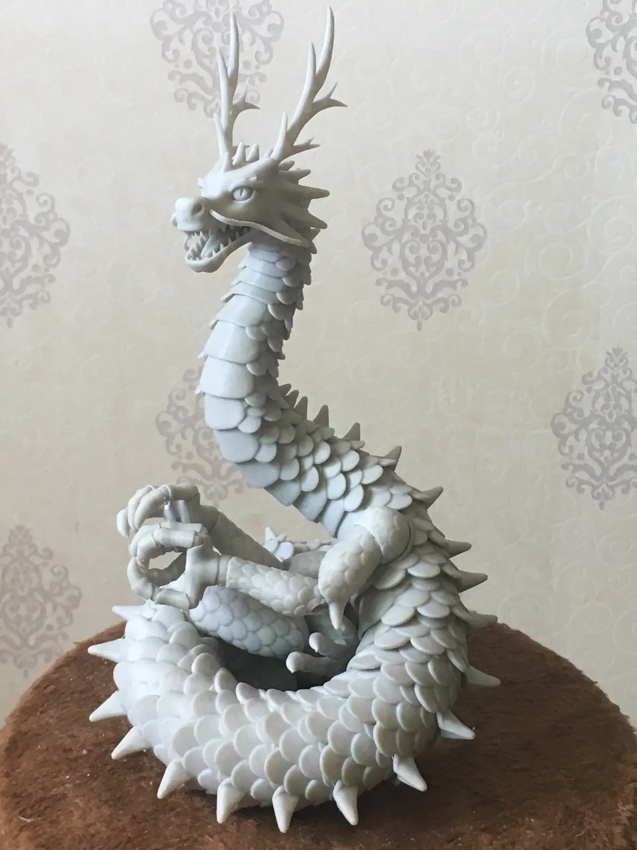 Lung Oriental Articulated Dragon — modelo 3D