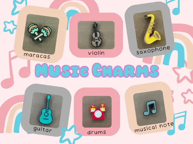 Music Paracord/Drawstring Charms Series 1 — modelo 3D