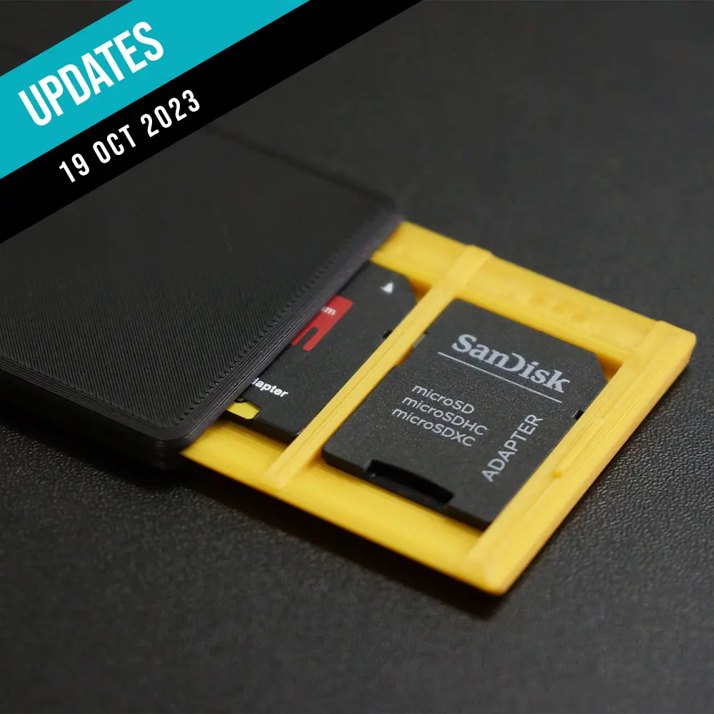 Minimalistic Card-sized SD Card Holder — modelo 3D
