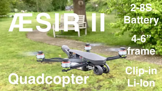 AESIR II - 2S-8S Li-Ion Endurance Drone — modelo 3D