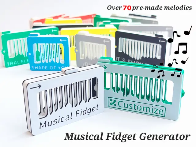 Musical Fidget Generator — modelo 3D