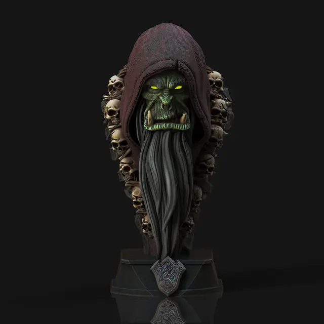 Gul’dan Bust — modelo 3D