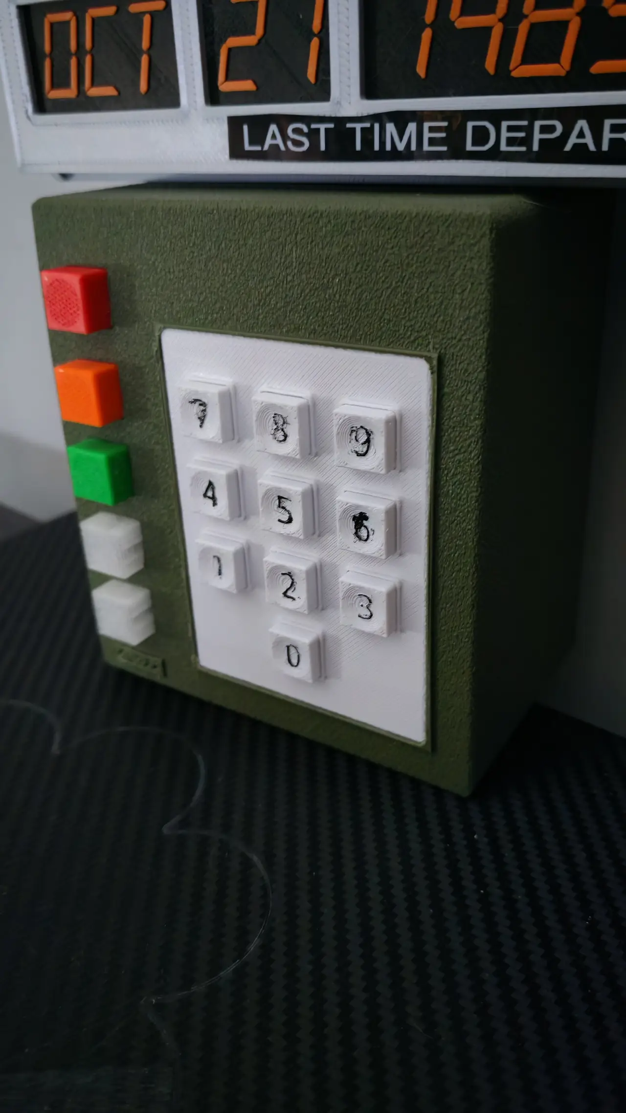 Time Circuits Keypad — modelo 3D