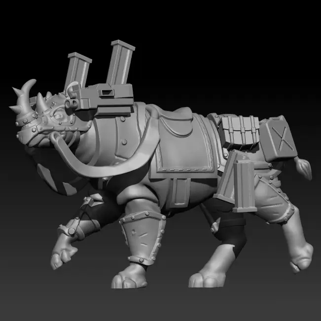 Battle Rhino — modelo 3D