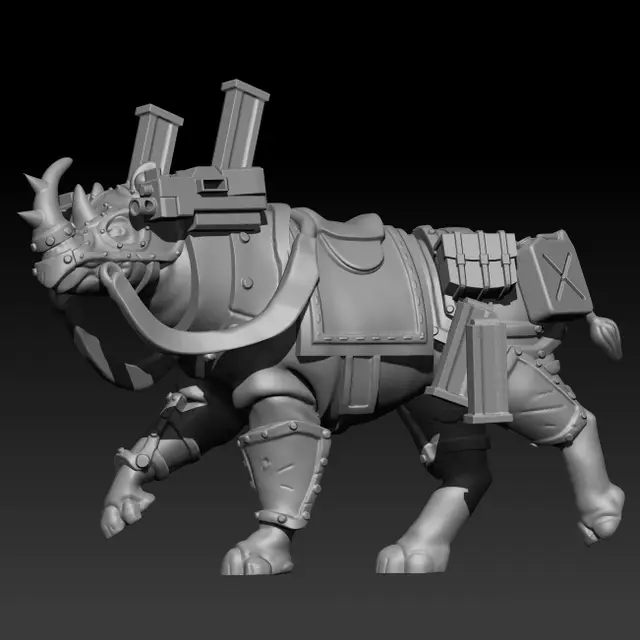 Battle Rhino — modelo 3D