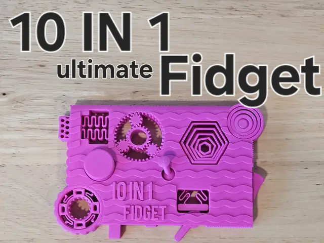 10 in 1 ultimate multi fidget! — modelo 3D