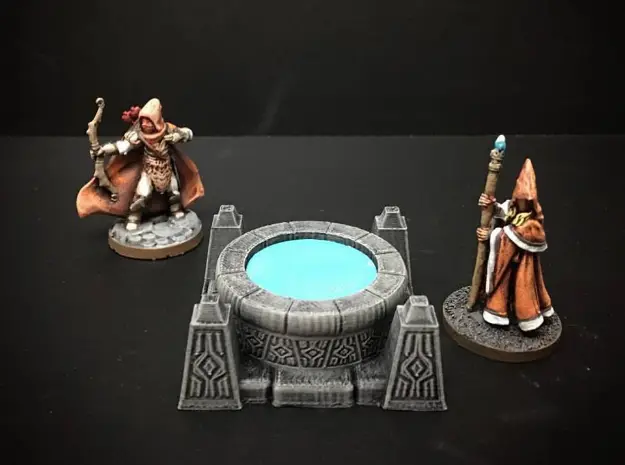 Delving Decor: Scrying Pool (28mm/Heroic scale) — modelo 3D